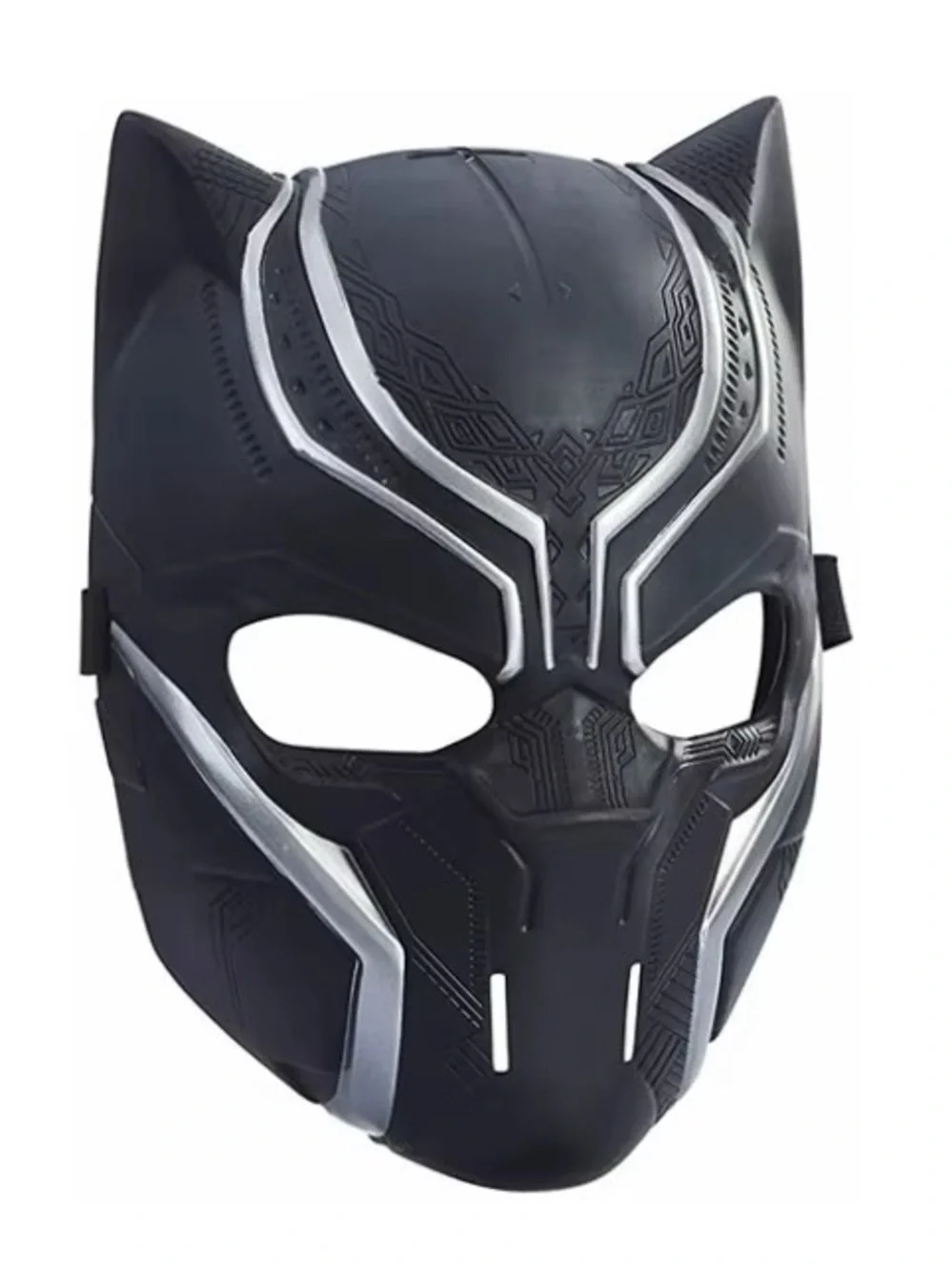 Black Superhero plastic mask